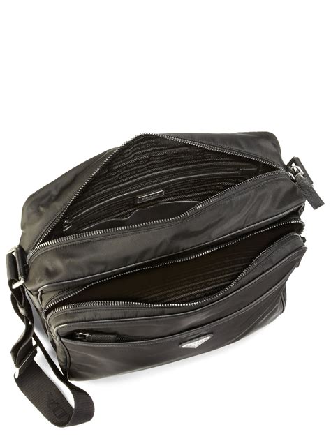 prada cross body bag for men|nylon messenger bag for men.